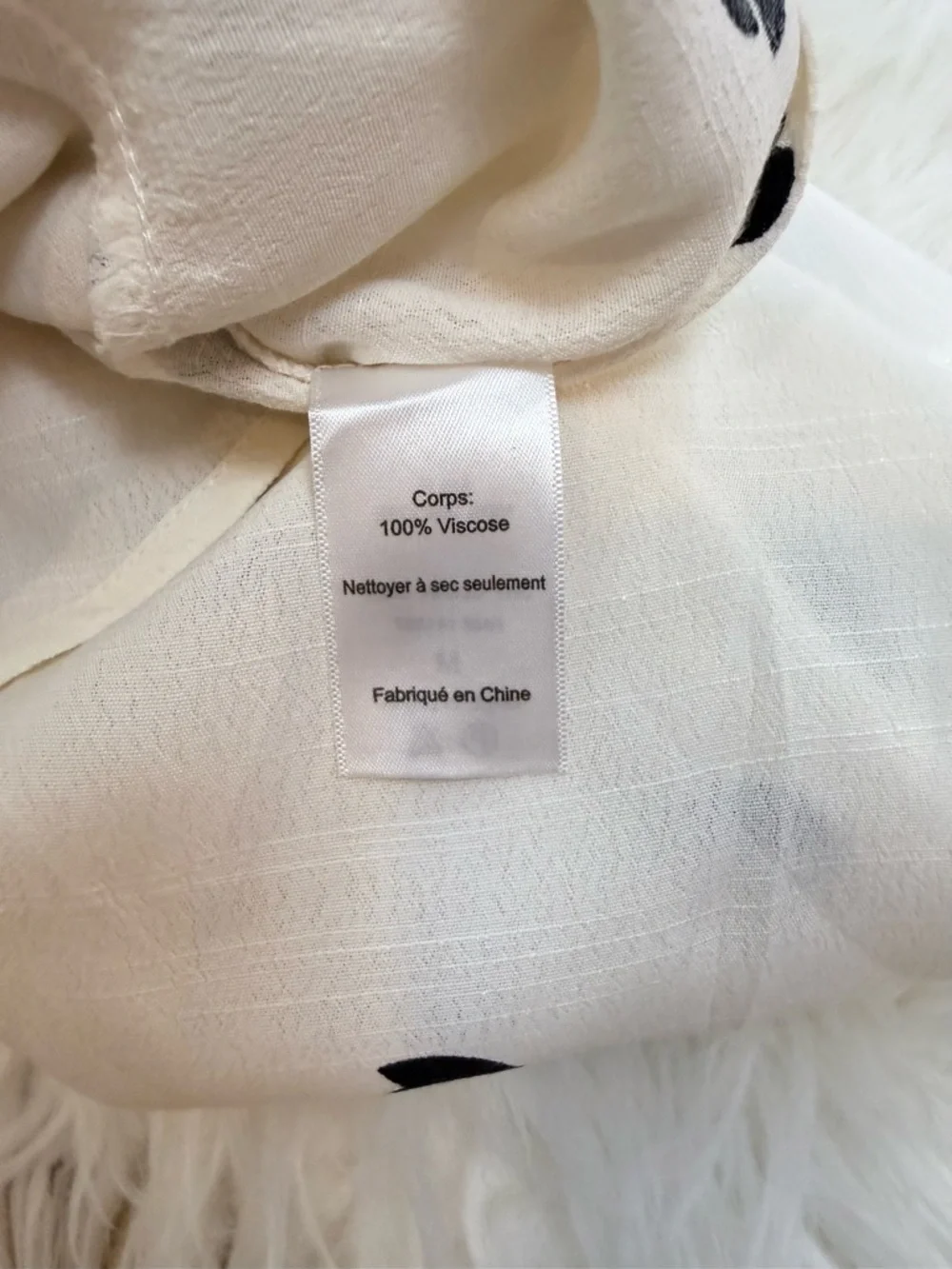 ASTR the Label Abstract Surplice Blouse - Medium Whimsigoth / Office‎ Siren